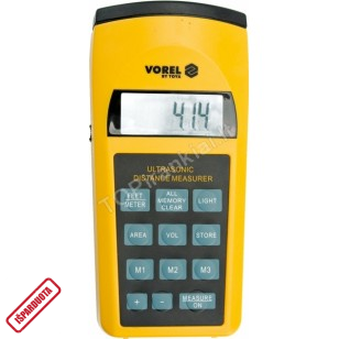 Atstumo matuoklis lazerinis, ultragarsinis Vorel 81782 Atstumo matuoklis lazerinis, ultragarsinis Vorel 81782